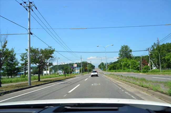 十勝地方の国道38号線