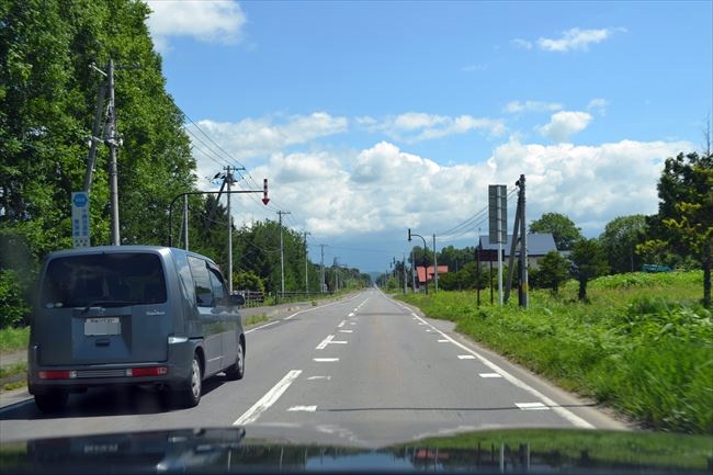 北海道での追い越し