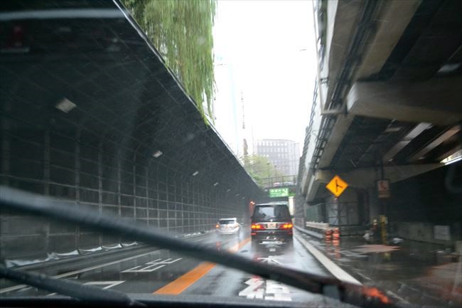 雨でも快適な首都高